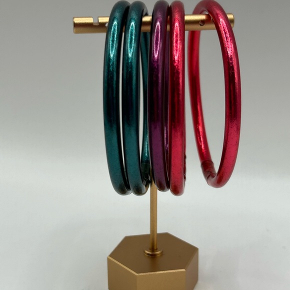 Budhagirl Vibrant Color Bangles Set 5 - Picture 3 of 5